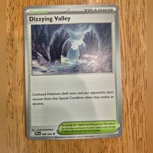 🔥 QTY 2 Pokemon Drizzying Valley Stadium Trainer Card